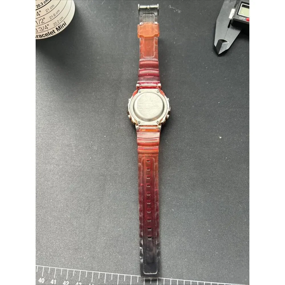 Accutime Orangish Red Kids Digital Watch